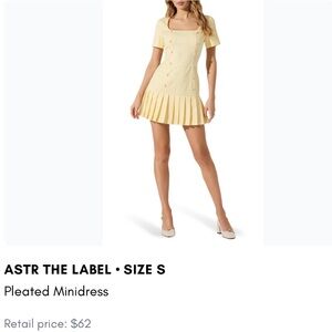 ASTR The Label Soft Yellow Dress